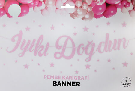 FLAMA İYİKİ DOĞDUN PEMBE PK:1 KL:300