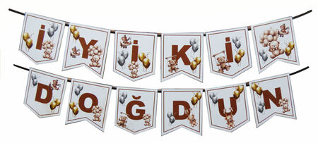 FLAMA İYİKİ DOĞDUN RETRO AYICIK PK:1 KL:300