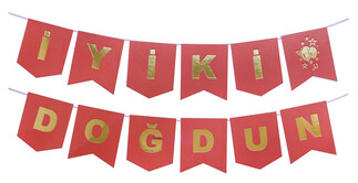ACARSÜS, ACAR SÜS, Acar Süs - FLAMA İYİKİ DOĞDUN SET KIRMIZI PK:1-KL:300