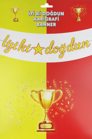 FLAMA KALİGRAFİ YAZI İYİKİ DOĞDUN FUTBOL PK:1