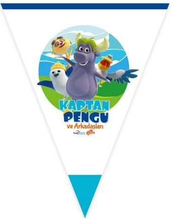 FLAMA ÜÇGEN BAYRAK KAPTAN PENGU PK:1 SET- KL:144