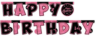 ACARSÜS, ACAR SÜS, Acar Süs - FLAMA PINK STARS HAPPY BIRTHDAY YAZI PK:1 KL:144