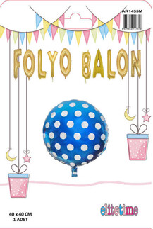 FOLYO BALON PUANTİYELİ18INC MAVİ PK:1 KL:200 - Thumbnail