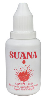 ACARSÜS, ACAR SÜS, Acar Süs - GIDA BOYASI SIVI RENKLENDİRİCİ KIRMIZI20 ML PK:15 