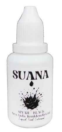 GIDA BOYASI SIVI RENKLENDİRİCİ SİYAH 20 ML PK:15 