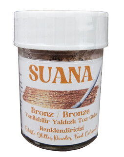 ACARSÜS, ACAR SÜS, Acar Süs - GIDA BOYASI YENİLEBİLİR SİMLİ YALDIZLI BRONZ 5 GR