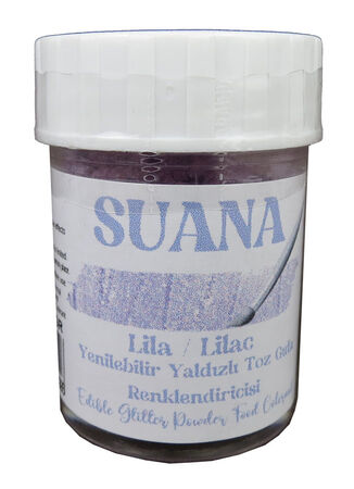 GIDA BOYASI YENİLEBİLİR SİMLİ YALDIZLI LİLA 5 GR