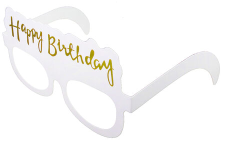 GÖZLÜK MASKE VARAK HAPPY BİRTHDAY ALTIN PK:8 KL300