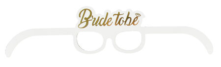 GÖZLÜK MASKE VARAKLI BRIDE TO BE ALTIN PK:8 KL:300