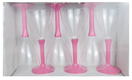 KADEH AKRİLİK 185 CC KUTULU PEMBE PK:6 KL:10