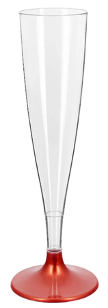 KADEH AKRİLİK UZUN 120 CC KIRMIZI PK:6 KL:50