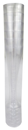 KADEH AKRİLİK UZUN 120 CC ŞEFFAF PK:6 KL:50