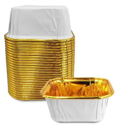 KAP KEK KAPSÜLÜ KARTON METALİZE KARE BEYAZ PK:25