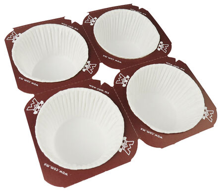 KAP KEK KAPSÜLÜ TRAY MODELİ BEYAZ 4 LÜ SET PK:5