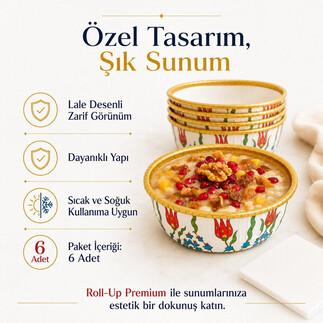 KASE FOLYODAN LALE DESENLİ PK:6 KL:12 - Thumbnail
