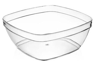 KASE MİKA KARE 160CC ŞEFFAF PK:25 KL:40 - Thumbnail