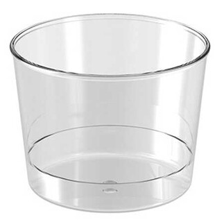 KASE MİKA YUVARLAK MAGNOLİA 250CC ŞEFFAF PK:30 - Thumbnail