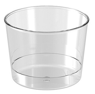 KASE MİKA YUVARLAK MAGNOLİA 250CC ŞEFFAF PK:10 - Thumbnail