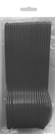 KAŞIK LÜKS SİYAH PK:25 KL:80