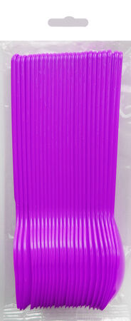 KAŞIK LÜKS VİOLET MOR PK:25 KL:80