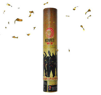 KONFETİ ALTIN METAL TÜP 30 CM PK:1 KL:100