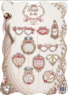 ACARSÜS, ACAR SÜS, Acar Süs - KONUŞMA BALONU BRIDE TO BE 10 LU SET PK:10