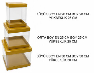 KUTU ASETAT DEMONTE 3 LÜ SET ALTIN PK:3 - Thumbnail