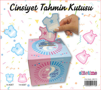 CİNSİYET TAHMİN KUTUSU (İSİM TAVSİYESİ) PK:1 SET - Thumbnail