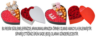 KUTU AKRİLİK KALPLİ 23x25x6,5 CM MAVİ PK:1 KL:10 - Thumbnail