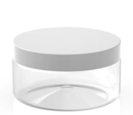 KUTU PLASTİK KREM KAVANOZU 5 ML BEYAZ KAPAK PK:25