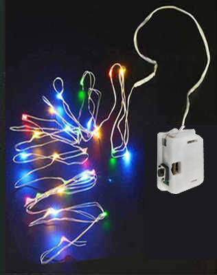 LED IŞIK PİLLİ 1 MT 3 FONKSİYON RENGARENK PK:5