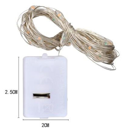 LED IŞIK PİLLİ 1 MT 3 FONKSİYON RENGARENK PK:5