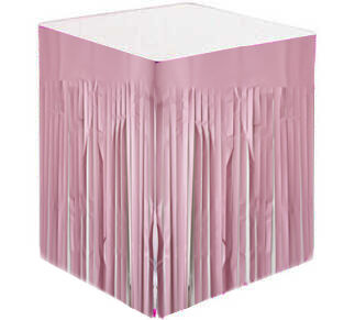 MASA ETEĞİ VE FONSÜSÜ METALİZE MAKARON PEMBE PK:1