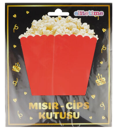 MISIR CİPS KUTUSU KIRMIZI PK:8 KL:300