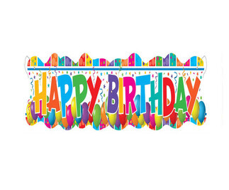 ACARSÜS, ACAR SÜS, Acar Süs - MULTICOLOUR HAPPY BIRTHDAY BANNER PK:1 KL:48