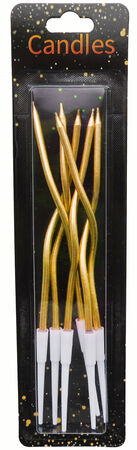 MUM METALİK BURGULU 15 CM ALTIN PK:6 KL:600