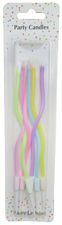 MUM BURGULU 15 CM MAKARON RENGARENK PK:6 KL:600