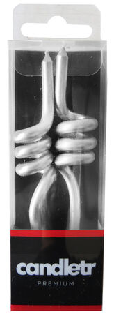 MUM METALİK SPIRAL 9 CM GÜMÜŞ PK:2 KL:100
