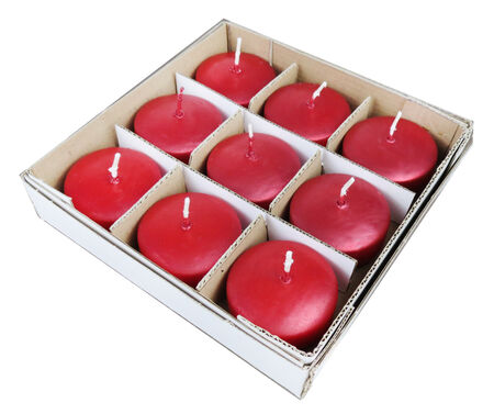 MUM TEALIGHT YÜZEN MUM KIRMIZI PK:9