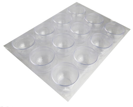 MUMLUK ŞEKERLİK MİKA YUVARLAK ŞEFFAF PK:12 KL:336