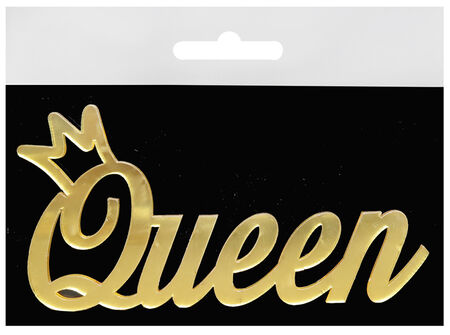 PASTA ÖNÜ SÜSÜ PLEKSİ QUEEN ALTIN PK:10 