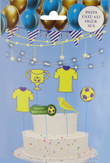 ACARSÜS, ACAR SÜS, Acar Süs - PASTA SÜSÜ FUTBOL TOPU PK:6 KL:100