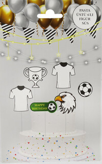 ACARSÜS, ACAR SÜS, Acar Süs - PASTA SÜSÜ FUTBOL TOPU PK:6 KL:100