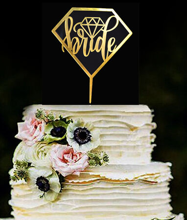 PASTA SÜSÜ PLEKSİ BRIDE ALTIN PK:10 KL:100