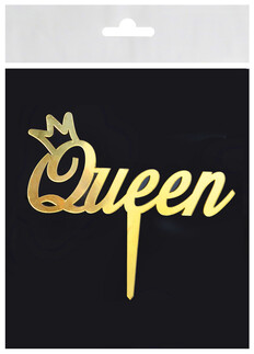 ACARSÜS, ACAR SÜS, Acar Süs - PASTA SÜSÜ PLEKSİ QUEEN ALTIN PK:10 KL:100