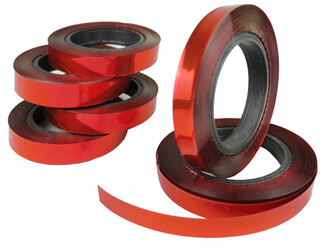 ACARSÜS, ACAR SÜS, Acar Süs - RAFYA METALİZE KIRMIZI 25 MT 8 MM PK:20 RULOKL:500