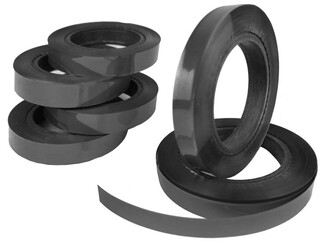 ACARSÜS, ACAR SÜS, Acar Süs - RAFYA METALİZE SİYAH 25 MT 8 MM PK:20 RULOKL:500