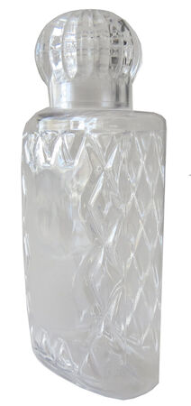 ŞİŞE PLASTİK MİKA KARE BAKLAVA DESENLİ 50CC PK:25