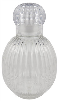 ACARSÜS, ACAR SÜS, Acar Süs - ŞİŞE PLASTİK MİKA YUVARLAK ÇİZGİLİ 50CC PK:25