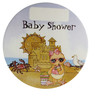 ACARSÜS, ACAR SÜS, Acar Süs - STİCKER BEBEK BABY SHOWER PEMBE PK:50-KL:100